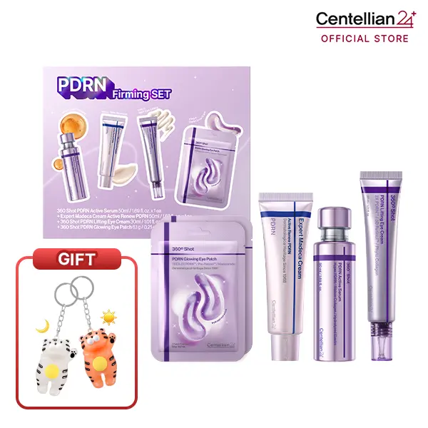 [TikTok Exclusive] [Centellian24] Pharmacy PDRN Firming Set | 360° Shot PDRN Serum + Expert Madeca Cream Active Renew PDRN + 360° Shot PDRN Eye Cream + 360° Shot PDRN Eye Patch | Professional Korean Glass Skin Routine | Korean Skincare