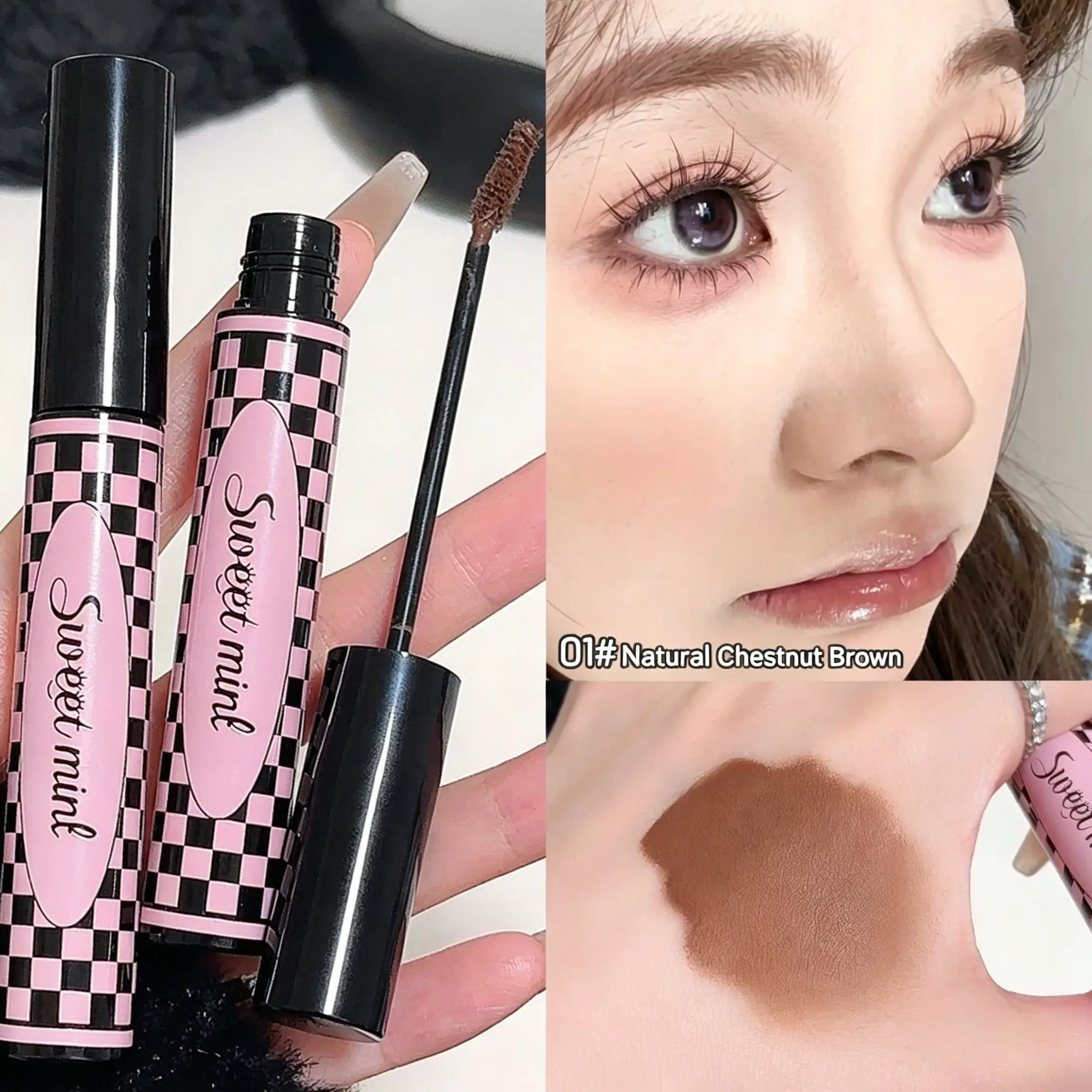 Natural Wild Light Brow Pomade, Long-Lasting Waterproof No Smudge, Korean Style Defined Brow Gel, Perfect for Everyday Use