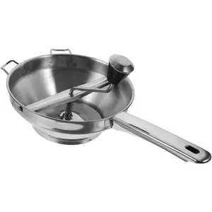 Stainless steel food mill manual rotary fruit vegetable hand crank potato ricer masher bowl for mashed potatoes puree jams food