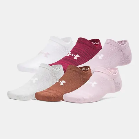 Under Armour Essential Unisex 6-Pack No-Show Socks