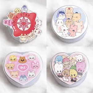 SKZ Cute Kawaii Friends Magsafe Phone Grip – Magnetic Pop Socket & Kickstand – Pastel Chibi Phone Accessory