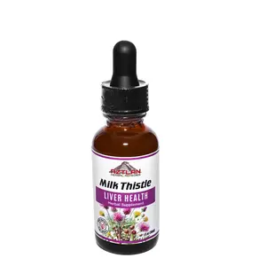 Aztlán Milk Thistle Tincture 1oz Healthcare - Natural Detoxifier for Liver Function & Digestive Health - Herbal Supplement for Bone & Brain Support