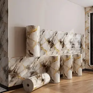 Kitchen and bathroom self-adhesive marble wall stickers, easy wall transformation, perfect for rentals or small homes, quickly refresh your space, each wall exudes stylish elegance, Decorative Wall Sticker