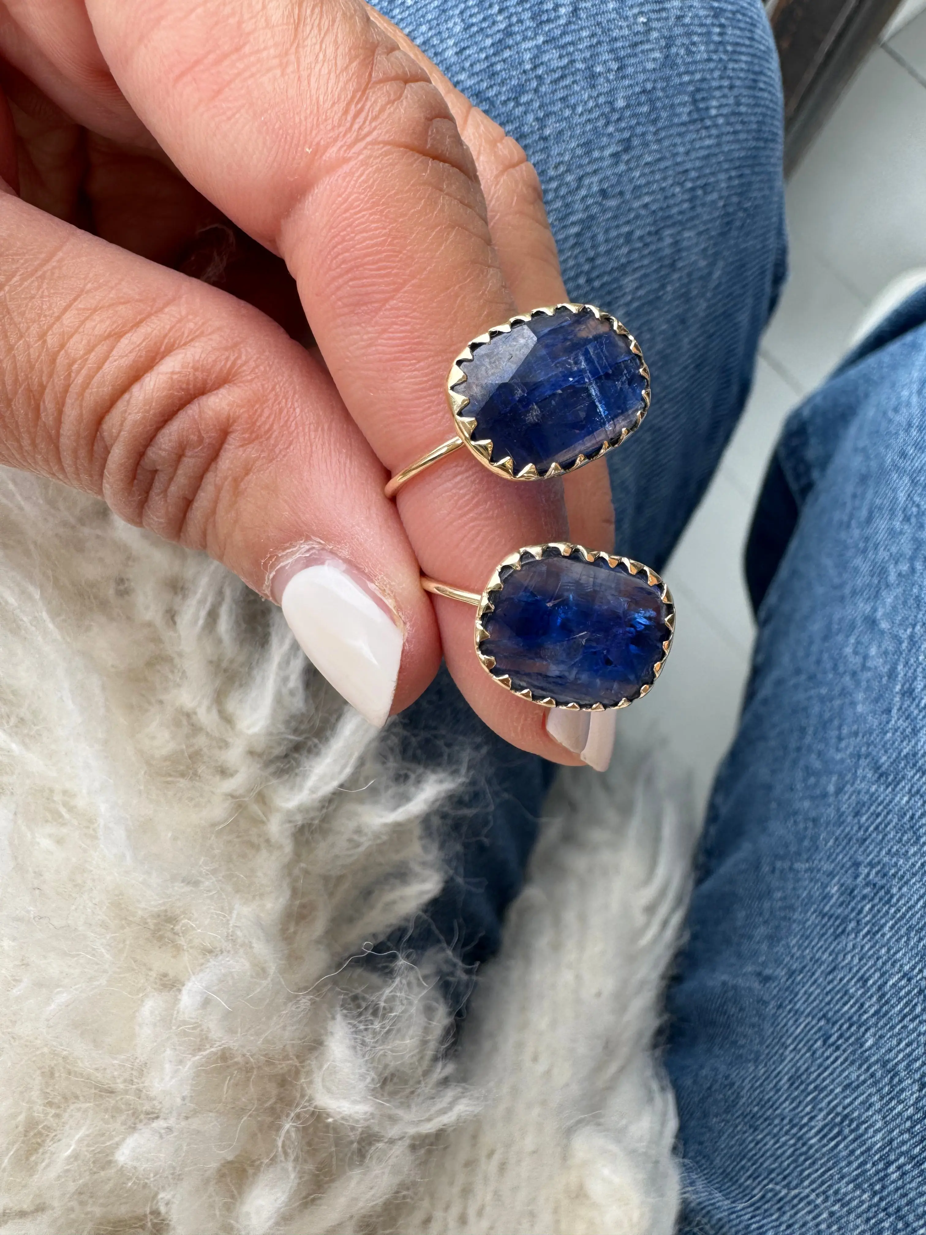 WILD LIGHT KYANITE RING
