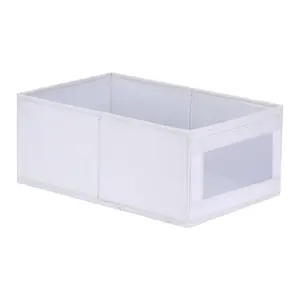 REGALWOVEN Storage Cube, Decorative Storage Bin for Shelves Closet, 1 Pack Foldable Storage Basket, Clothing Organizer