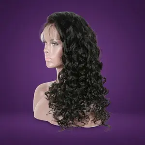 A&N Shop Premium Deep Body Wave 13x4 Lace Front Wig Voluminous Bouncy Look High Density Heat Resistant