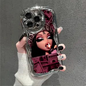Elegant Luxury: A Fashionable Protective Phone Case with Luxurious Surface Treatment, Suitable for iPhone 16, 15, 14, 13, 12, 11 Pro and Pro Max, as well as 16, 15, 14 Plus, featuring Cute, Fashionable, Heavy-Duty Shockproof Design