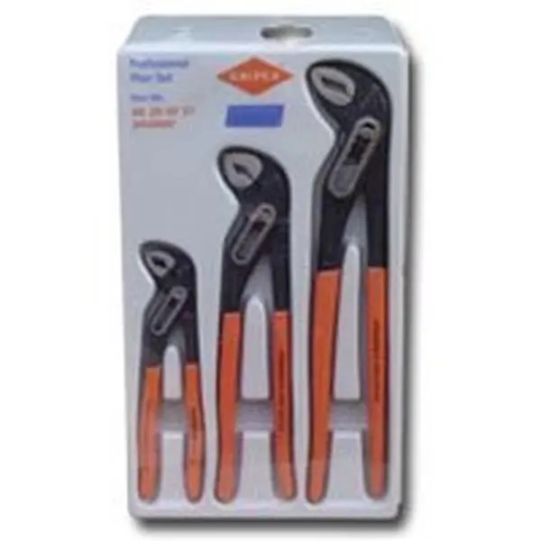 Knipex 3X88 3-Piece Alligator Pliers Set, 7 in, 10 in, 12 in Hand Tools for Hardware Projects (Set of 3), Set Of Three