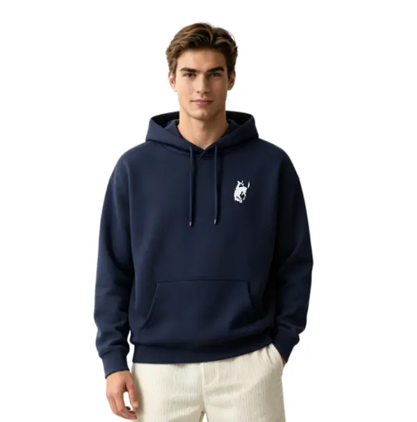 Unisex Western Graphic Pullover Hoodie, Men's Long Sleeve Let 'Er Buck Rodeo Sweatshirt, Soft Cotton-Blend Oversized Streetwear