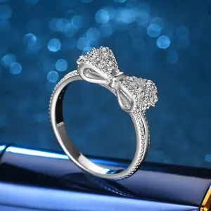14k Plated Smart Cute Rings for Women, Cubic Zirconia Promise Wedding Rings, Engagement Rings Represents Infinite and Everlasting Love