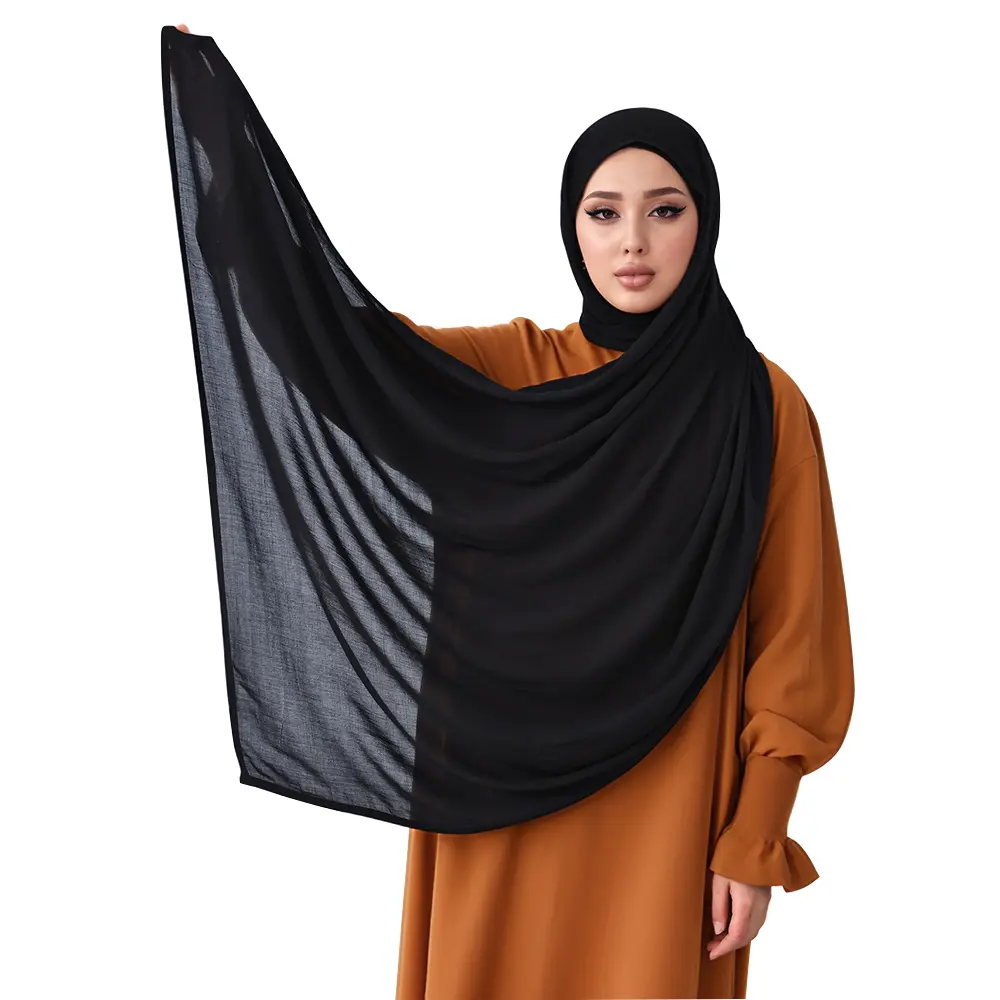 Lightweight Rayon Head Scarf for Women Square Wrap Hair Cover Beach Sun Protection Bandana Accessory Women's Rayon Head Scarf Viscose Hijab for Women Muslim Cotton Hijab Fashion Hijab Scarf