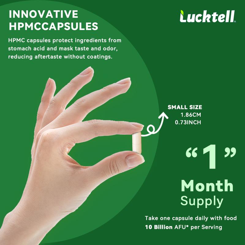 LUCKTELL Akkermansia 300 Billion AFU Supplement for GLP-1 30 Capsules Healthcare Dietary