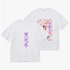 Anime Demon Slayers Kokushibo Double Sided Print Hoodie Men Women Cartoon Fashion Oversized Streetwear Male Casual Fleece Hoodies