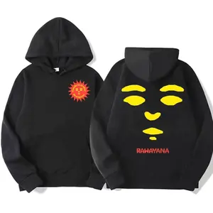 Rawayana Donde Es El After Album Print Hoodies Men's Clothing Fashion Punk Hip Hop Sweatshirts Casual Fleece UnisexPullovers 142