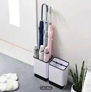 1pc Plastic Umbrella Holder, Non-Slip Leak-Proof Umbrella Rack, Household Umbrella Storage Organizer For Entryway, Hallway, Home, Office, Dorm