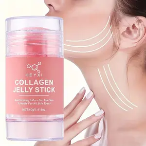 Effectively lifts and firms, collagen face and neck lifting gel stick, Skin Care, Moisturizer, wrinkles appear reduced, firms skin, reduces signs of aging, lightens dark circles, long-lasting skin renewal, suitable for all skin types