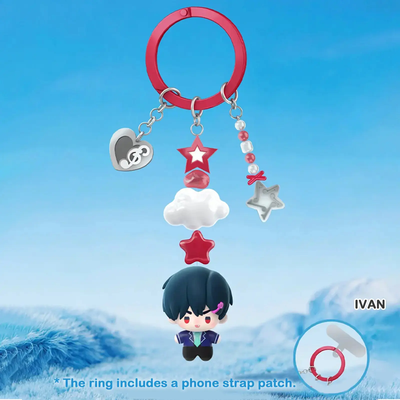 Alien Stage AAHS Series Rice Grain Chain Blind Box, Chibi Figure for Backpack Bag Decoration, Collectible Anime Mystery Box Gifts for Birthday Christmas