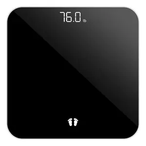 Digital Bathroom Scales for Body Weight, Weight Scale with High Precision Sensors Accurate Round Corner Design LED Display 400lbs/180kg