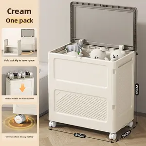 Extra Large Capacity Foldable Storage Bin with Flip Lid, Home Closet Organizer for Clothes Quilts Bedding Organization