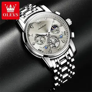 OLEVS Swiss certified watch men's fashion handsome high-end 2025 new men's watch luminous waterproof 2856