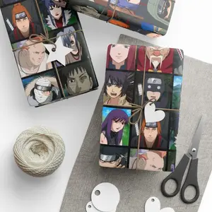 Jujutsu Kaisen Christmas Wrapping Paper, Naruto Anime-Themed Wrapping Paper Rolls, Gift Wrap for Birthdays, Holidays, Special Occasions, Unique Present Decoration