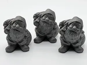 Large Shungite Santa Claus Carvings| Christmas Decor
