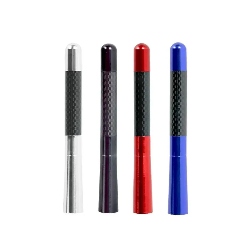 12cm/8cm Roof carbon fiber decorative antenna For Universal Car Radio GPS Stereo MP5 Player Antenna FM/AM Signal Receiving