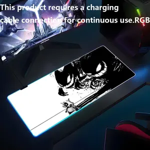 Cute Anime G-Gengar  Mouse Pad RGB Rubber Antislip Keyboard Pad 40x90cm  Mousepad Gaming Accessories XXL Office Computer Mat