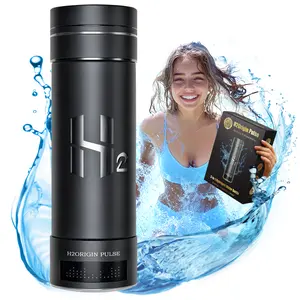 Hydrogen Water Bottle - 10.14oz 3-in-1 Portable Hydrogen Generator, High-Concentration SPE/PEM Technology, Universal Adapter and Refreshing Mist Spray Drinkware Tumbler