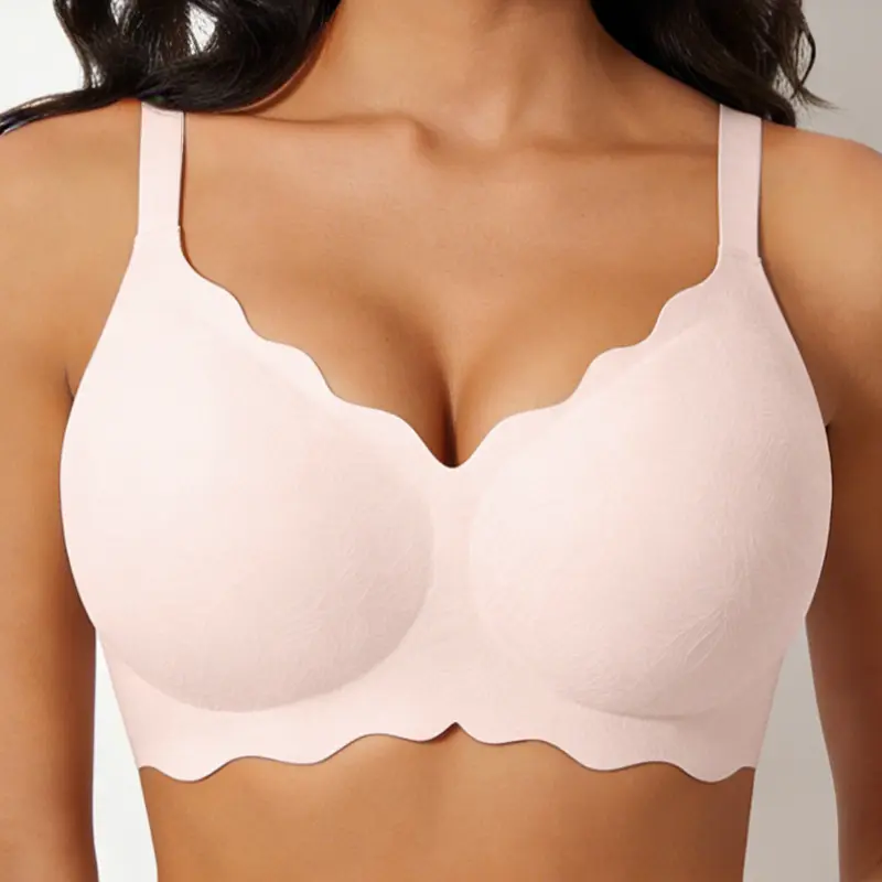 Women's Seamless Bras Wireless Push Up Soft Bras No Underwire Supportive Bra Breathable Comfort Sleep Bralettes