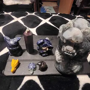 【Bliss Live】 Natural Crystal Sphere Tower Carving CustomizeKit For Home Decoration B-05