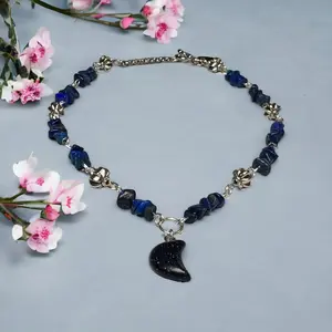 Dark Crescent Necklace