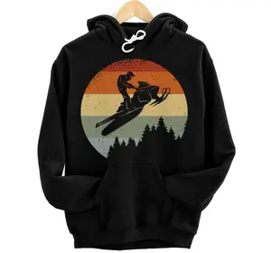 Snowmobile Vintage Retro Motor Sled Snowmobiling Hoodie, Sweatshirt, T-Shirt