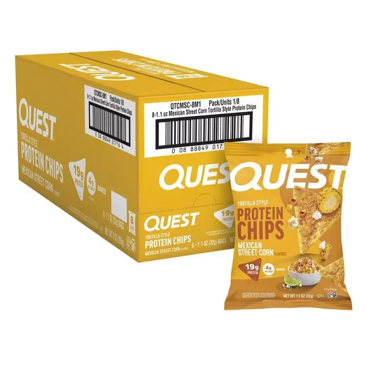 Quest Nutrition Protein Chips - 18-20g Protein, Low Carb, Keto Friendly, High Fiber, Non-Fried