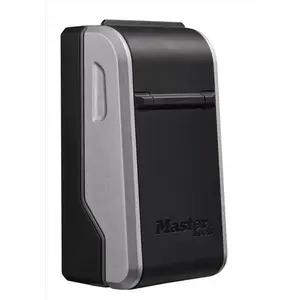 Master Lock  5.2 x 3 x 2 in. Metal 4-Dial Combination Lock Box, Black