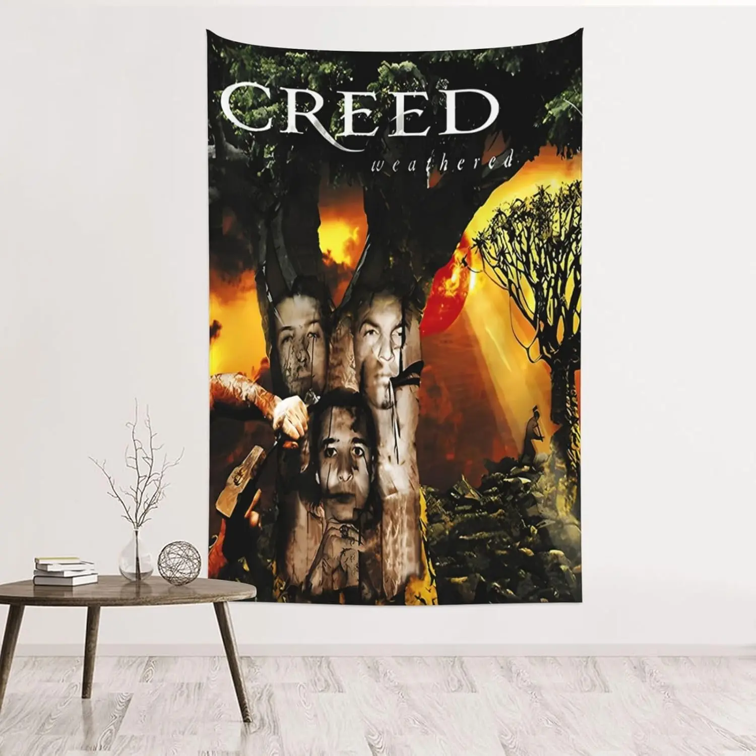 Creeds Band Tapestries Art Poster Funny Tapestry For Bedroom Dorm Room And Party Decor Tapestry