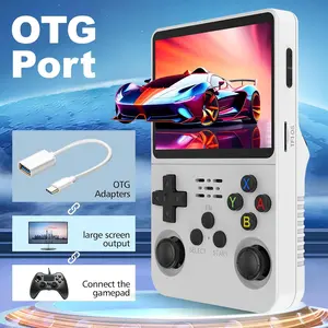 Portable Retro Handheld Game Console for Gift, 1 Piece 3.5 Inch IPS HD Screen Eye Protector Game Console for Children's Spring Gift, Linux System Classic Game Simulator, Simulator for Gaming, Handheld Gaming Device