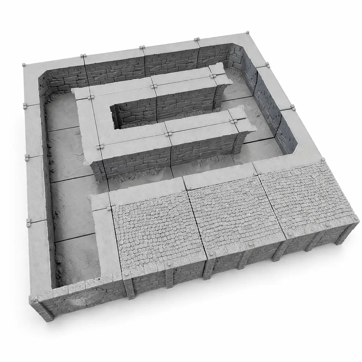 Modular Quay Sewers Terrain Set – 3D Printed Dockside Dungeon System Diy Building Model Building Block Model