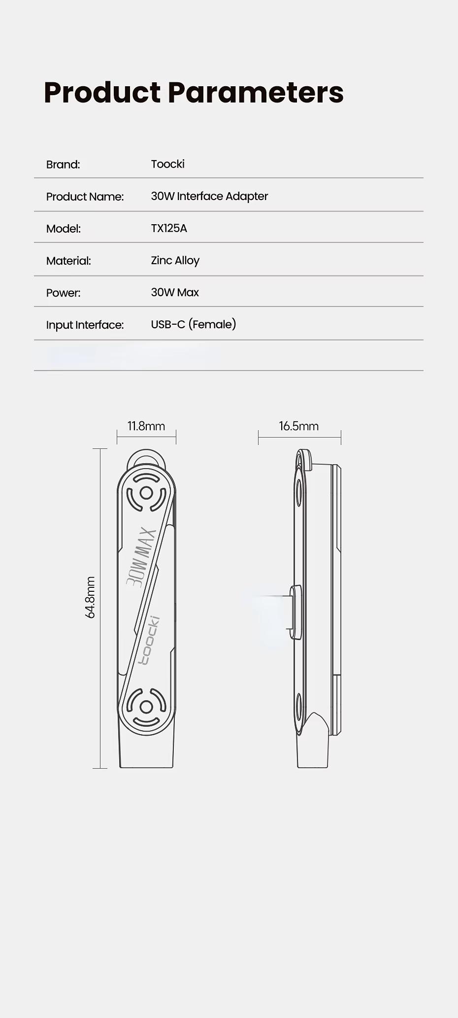 240W USB C Interface Adapter With Foldable Stand High Speed Data Transfer Plug And Play For Desktop And Home Use