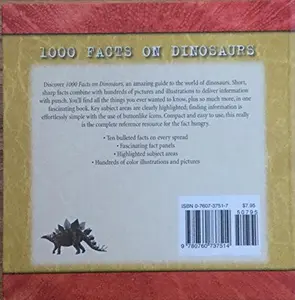 USED-1000 Facts on Dinosaurs (Where They Lived in the World . Dinosaur Anatomy . Fossil Finds . Lifestyle and Behavior . Meat-eating Dinosaurs) by Steve Parker (Hardcover)