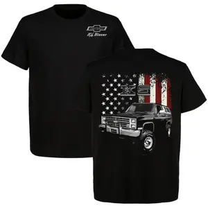 Chevy K5 Blazer Vintage American Truck T-Shirt Vintage Graphic Tee Crewneck Short Sleeve Cotton 2-Sided T-Shirt Car Enthusiast Style Perfect Gift For Him For Her