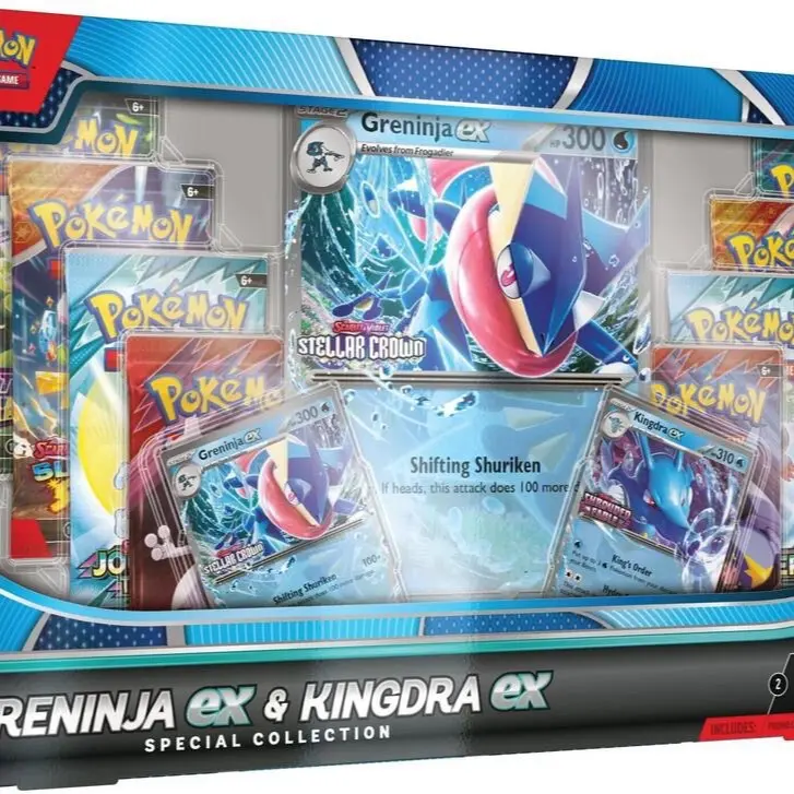 Greninja EX & Kingdra EX Special Collection Box