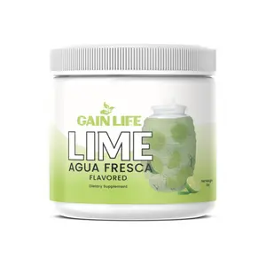 Gain Life Daily Lime Agua Fresca Drink Mix Powder Vitamin Dietary Supplement