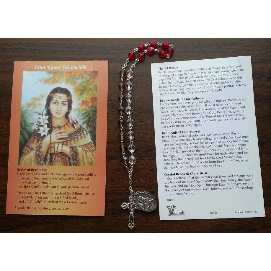 St. Kateri Tekakwitha Rosary Chaplet