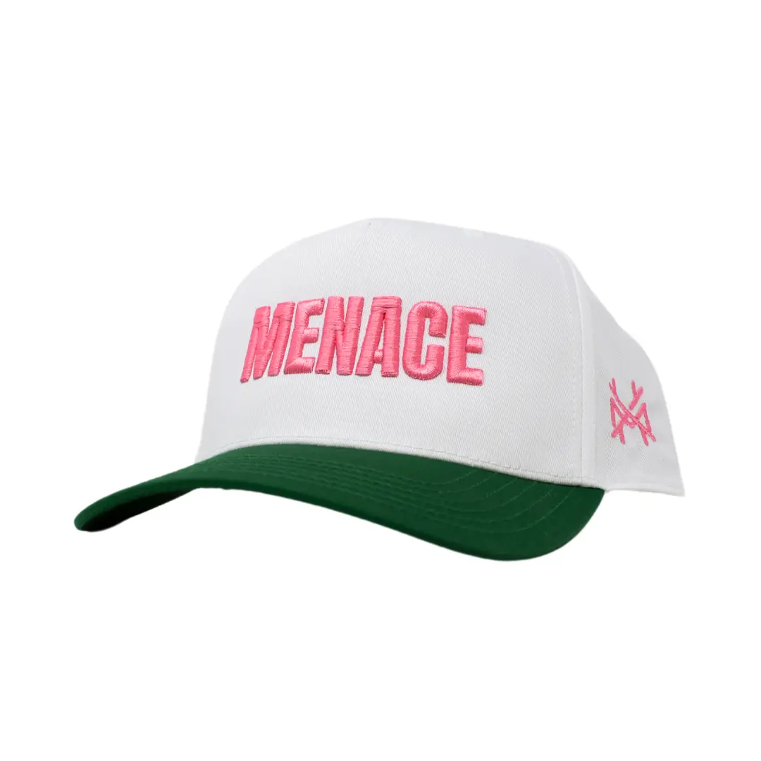 Menace MadHatter's Embroidered Snapback Adjustable (Up To A Size 8 Head) Premium Trucker Hat