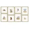 Camden Reed Arcadia 8-Piece Oversized Gallery Wall Frame Set, 16x20 & 16x16 Matted Frames for 8x10 & 5x7 Photos/Art Prints, Home Accessory for House Decor, Homegoods Living Room Decorations