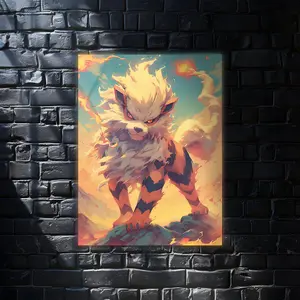 Arcanine Pokémon Anime Wall Art Poster, Modern Wall Art, Anime Gifts, Wall Decor