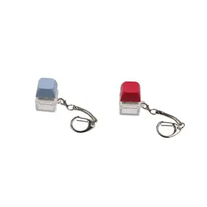 Click Button Fingertip Button Keychain ABS Trinket Mechanical Switch Keychain Funny Keyboard Switche Keyboard Key Cap Pendant