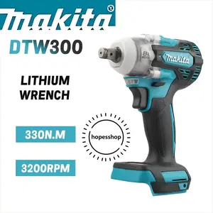 Makita DTW300 18V LXT Brushless Impact Wrench, Fastening and Loosening for Automotive and Scaffolding Work, High-Torque Tool with 4-Speed Control and Auto-Stop