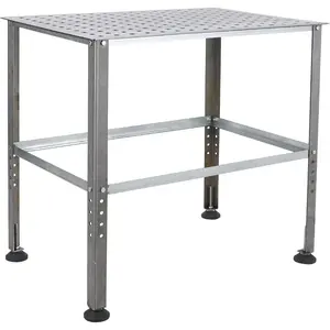 Welding Table 36"x24" Welding Tool Car, 600lbs Static Weight Capacity Welding Workbench Table 5/8-Inch 16MM Fixture Holes